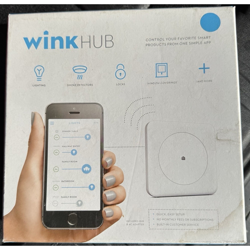 WINK HUB - 1st Gen - BRAND NEW! Never Opened!